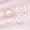 RISHEGAE Heishi Beaded Stretch Bracelets for Women Stackable Polymer Clay