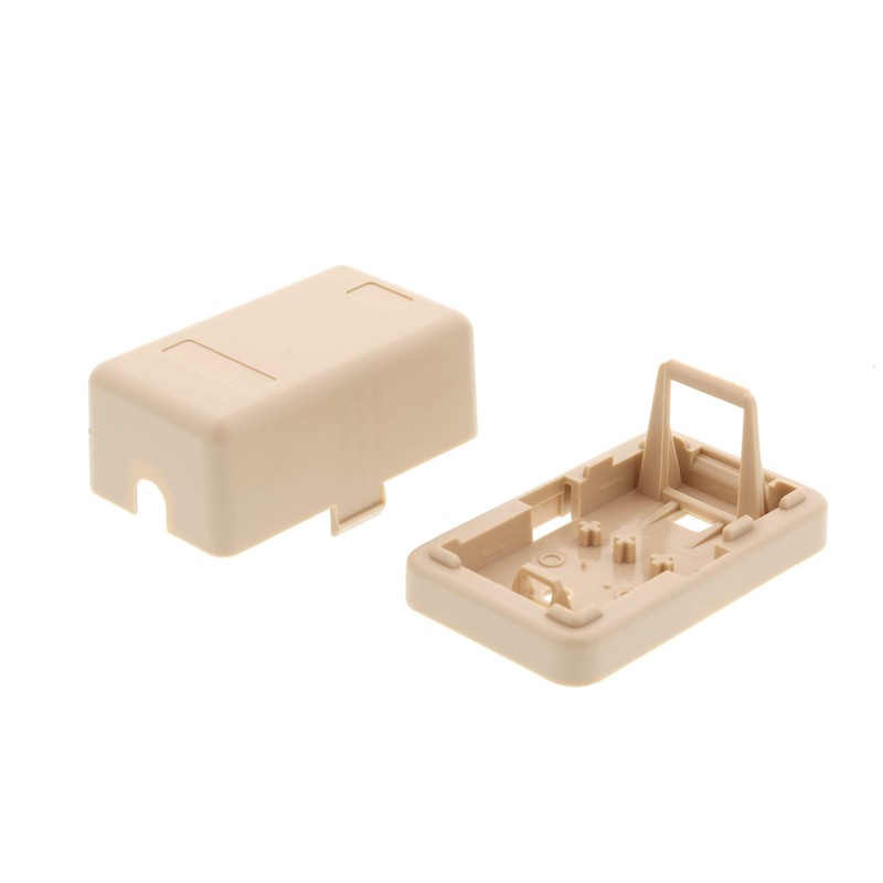 Networx Keystone Jack Surface Mount Boxes (1 Port, Ivory)