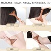 KINTEGOOD Sandalwood Massage Comb, Long Handle Wooden Scalp Massager, Scalp