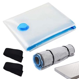 Vacuum Bags for Mattresses, 240 x 130 cm, Storage Bag for Mattress, Large Vacuum Bags, Mattresses Vacuum Bags, Clothes Bag, Vacuum for Mattresses up to 200 x 150 cm, Moving, Transport, Space-Saving