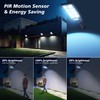 WYWNA Solar Street Lights Outdoor Waterproof, 6000K LED Dusk to