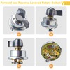 SPJIUQI 12V 50 Amp 3 Position On-Off-On Reversing Levered Rotary