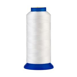 Selric [1500Yards / 36 Colors Available] UV Resistant High Strength Polyester Thread #69 T70 Size 210D/3 for Upholstery, Outdoor Market, Drapery, Beading, Purses, Leather (White)