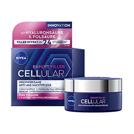 NIVEA Cellular Expert Filler Hochwirksame Anti-Age Nachtpflege (50 ml), extra straffende Nachtcreme mit AuffÃ¼llungseffekt, aufpolsternde Anti Falten Creme fÃ¼r die Nacht
