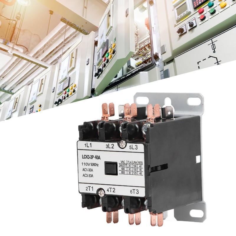 Air Conditioner Contactor Heating Ventilation Air Conditioning Contactor 40A 3P