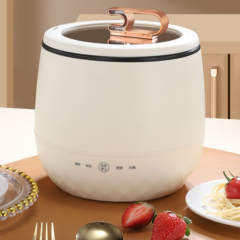 Mini Cooker Electric Pot with Lid Anti Stick Multifunctional Smart