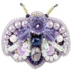 Crystal Art Beadwork kit for Creating Brooch BP-270C Bug