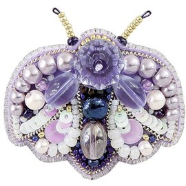 Crystal Art Beadwork kit for Creating Brooch BP-270C Bug