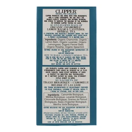 Clipper Tea Organic Snore and Peace Chamomile, Lemon Balm, and Lavendar Infusion Tea, Pure Natural Ingredients, Fairtrade Tea, Non-GMO, Biodegradable and Compostable Tea Bags, 30g - 20 Tea Bags
