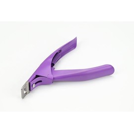 Acrylic Nail Clipper Nail Tip Cutter, Acrylic, Gel, False, Fake Nails, Home and Saloon Use (Purple)
