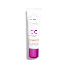 Lumene Crema CC infundida con agua de primavera ártica pura - Cobertura media 6 en 1 para todos los tipos de piel SPF 20 - 30 ml/1.0 oz., Fair