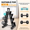 AmazeFan 5 Tier Dumbbell Rack Stand Only, A-Frame Design Weight