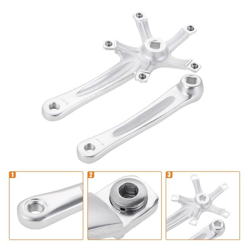 Bicycle Crank Arm Set BCD 130mm Crank Single 170mm with