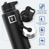 IRON °FLASK Camping & Hiking Hydration Flask with 3 Lids