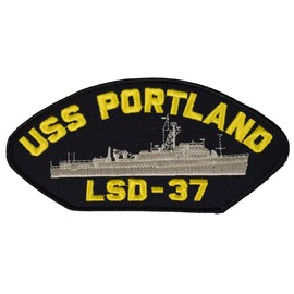 USS Portland LSD-37 Ship Patch - Great Color - Veteran Owned Business