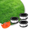 Strimmer Spool, 3 PCS Spool & Line, 1.65mm 30ft Strimmer