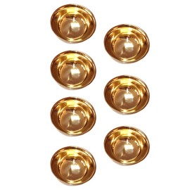 Cabilock 21 Pcs Copper Offering buddhist offering cup Water Offering Bowl Offering Cup Bowl Set Buddhist