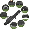 Lixada - Bolsa de pesca portátil plegable para caña de