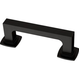 Franklin Brass Parow (1-Pack) Cabinet Handles 3' Hole Center Matte Black Kitchen Drawer Pulls Dresser, Furniture Hardware P41769K-FB-C