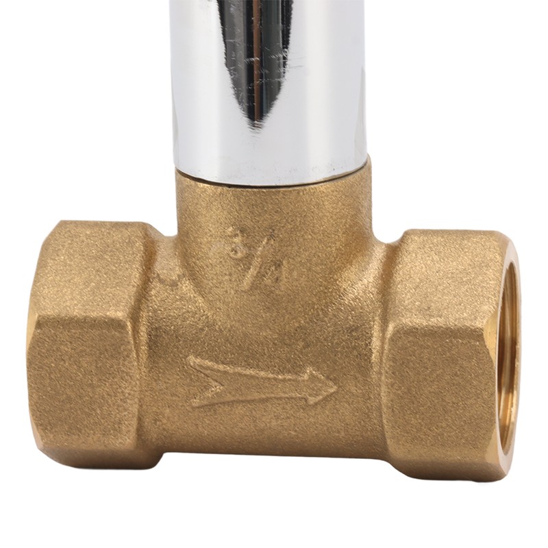 Water Stop Valve 3/4in Concealed Ceramic Brass Electroplated Water Valve