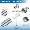 Boltigen Stainless Steel Turbo Nozzle Pressure Washer, 360° Rotating Pressure