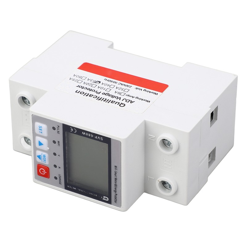 Over Under Voltage Protector WiFi Remote Monitoring Voltage Current Protective