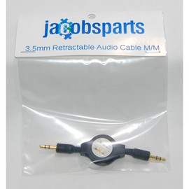 Protronix 3.5mm Auxiliary AUX Retractable Gold Plated Audio Cable