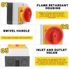 Main Switch 4-Pin Circuit Breaker 16A/IP65/415V Rotary Switch Cam Switch