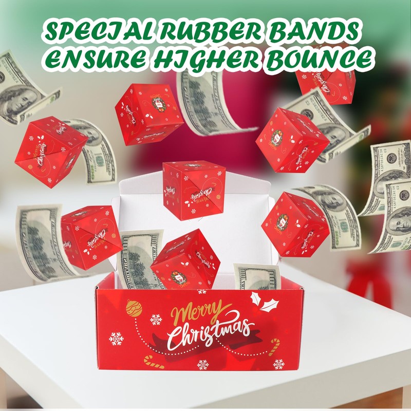 Surprise Explosion Money Box, Birthday Explosion Box, 12 Bounces Folding