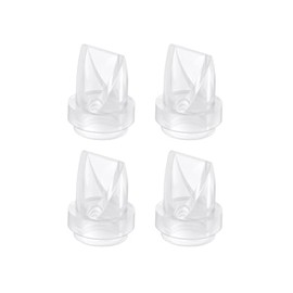 eufy Security Original Duckbill Valves (4-Pack) for Wearable Breast Pump E10/E20/S1/S1 Pro, Leak-Proof and Dust-Proof Breast Pump Replacement Parts