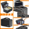 ENGPOW Fireproof Money Box, Small Hard Case Fireproof Box with