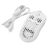 Wired Mouse Ergonomic White Adjustable DPI 6 Keys Hollowed Out