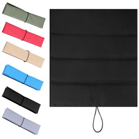 NICOLA Folding Sit Mat, Thermally Insulated, Waterproof, Moistureproof, Portable Seat Pad, Lightweight Sitting Cushion for Outdoor Camping, Hiking, Picnic, Beach, Park, Playground, Fishing (Black)