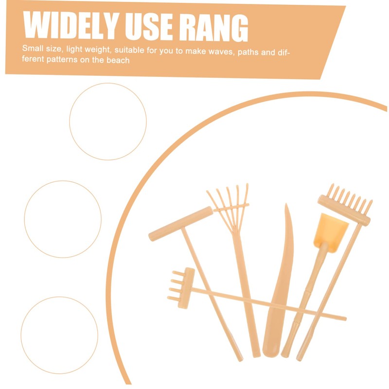 BESPORTBLE 6Pcs Zen Garden Tools Set Rakes for Sand Table