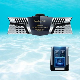 Carefree Fish Aquarium 500W 2IN1 Ceramic Heater PID Control Digital Dual Heating Rods The Safest Most Accurate and Fastest Heater for Fish Tank (No Cooking Fish)