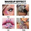 Face & Body Glitter Gel, Sequins Chunky Glitter Liquid Gel,