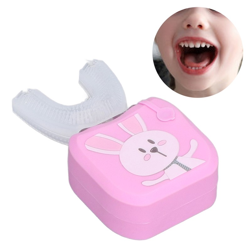 U Shape Ultrasonic Toothbrush IPX7 Waterproof 360° Oral Clean Kids