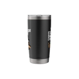 Funny Exterminator Dad Pest Control Father's Day Pest Dad Stainless Steel Insulated Tumbler