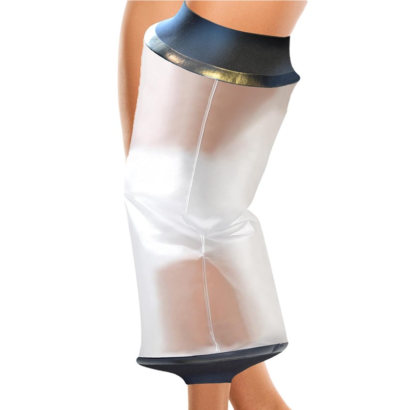 KEEFITT Knee Cast Cover for Shower, Waterproof Bandage and Cast