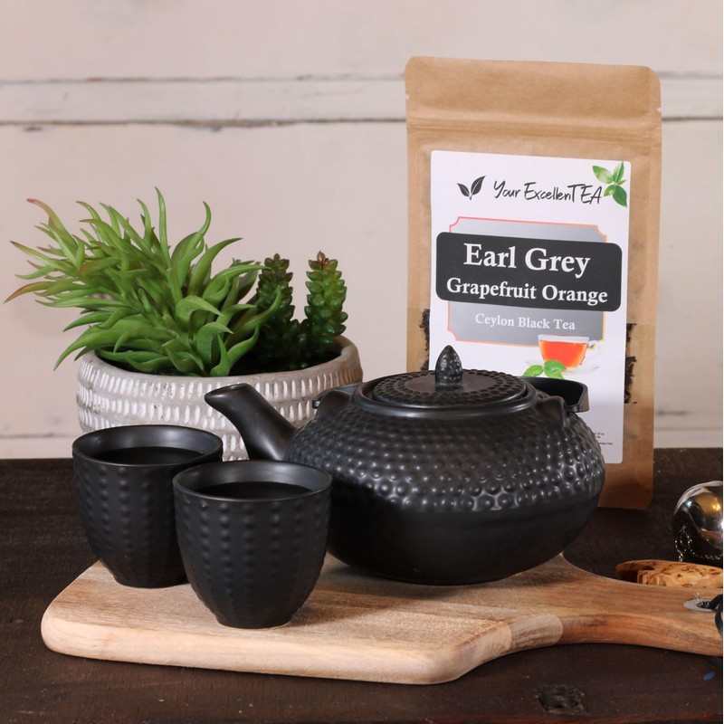 Earl Grey Grapefruit Orange Black Loose Leaf Tea Ceylon Sri