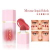 Liquid Cream Blush with Sponge Applicator Velvet Matte Blush for