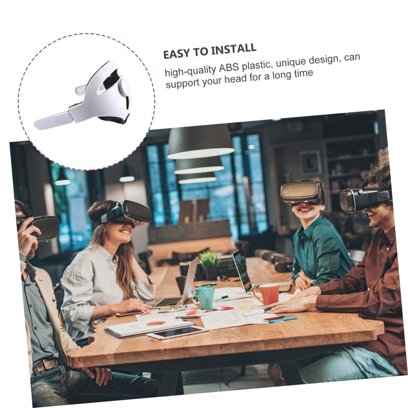 TEHAUX Adjustable Comfortable VR Headset Head Strap with Cushion for