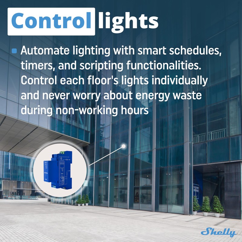 Shelly Pro 1 | Wi-Fi & LAN, 1-Channel Smart Relay