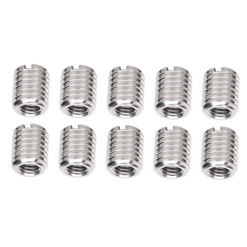 ViaGasaFamido Pack of 10 Insert Nut Reducing Repair M6X1.0 Inner