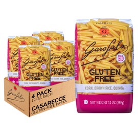 Garofalo - Premium Gluten-Free Casarecce Pasta, Italian Made, Corn, Rice, Potato & Quinoa Blend, Bronze-Drawn, Al Dente (4 pack)