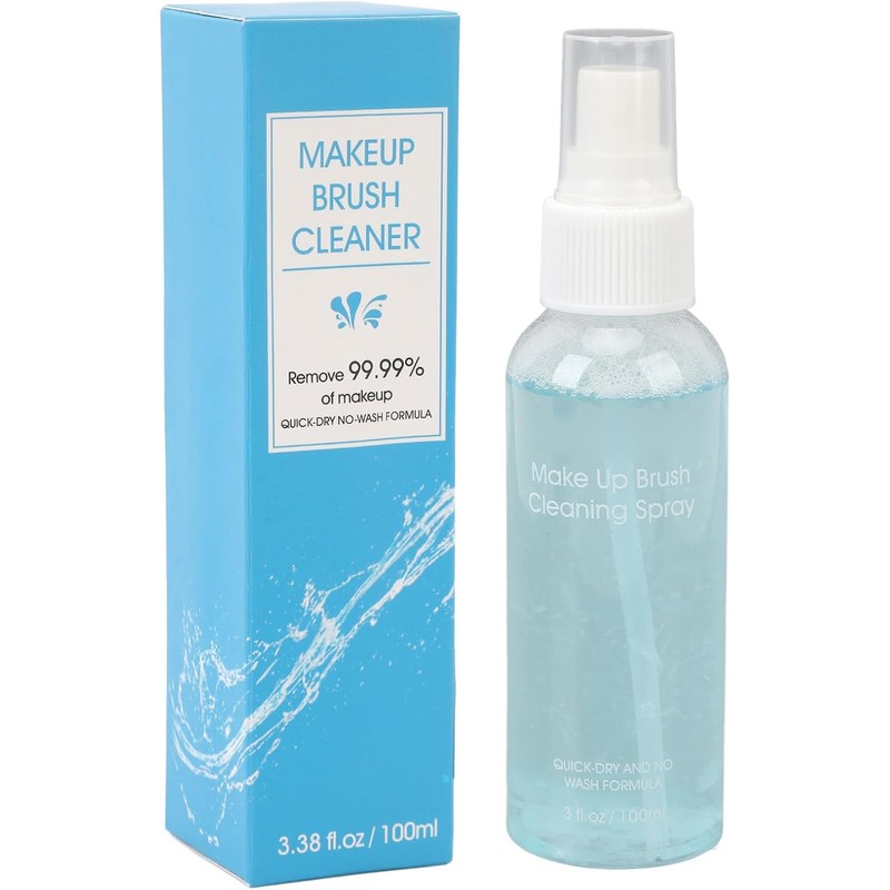 Limpiador de Brochas de Maquillaje Azul de 100 Ml Eliminación