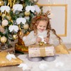 Becellen 10Pcs Christmas Tree Decorations, White Mini Christmas Angel Wings