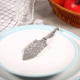 Haosie Absinthe Bar Spoon, 304 Stainless Steel Cocktail Spoon, Wormwood Spoons Drinking Filter for Bartenders, Collectors