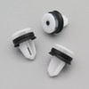VVO Fasteners- White Plastic Tailgate Lining Clips & Boot Lid