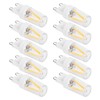 10Pcs G9 Base LED Light Bulbs 1.5W AC110V BiPin Bulb